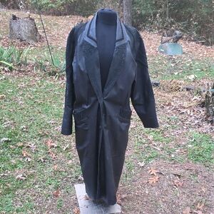 Elegant Black Trench Coat